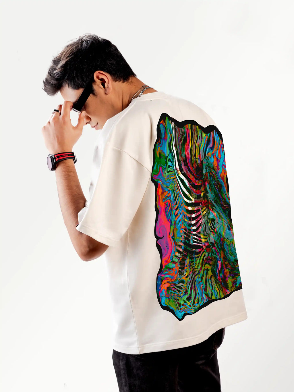 ALZEBRA LMNO Oversized Cotton T-shirt