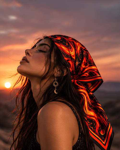 ARDORIS LMNO SATIN SCARF