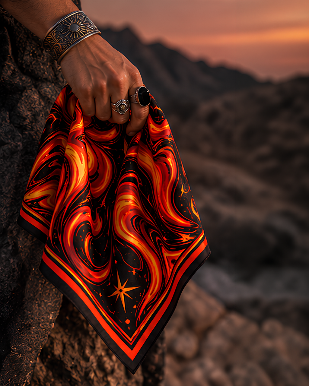 ARDORIS LMNO SATIN SCARF