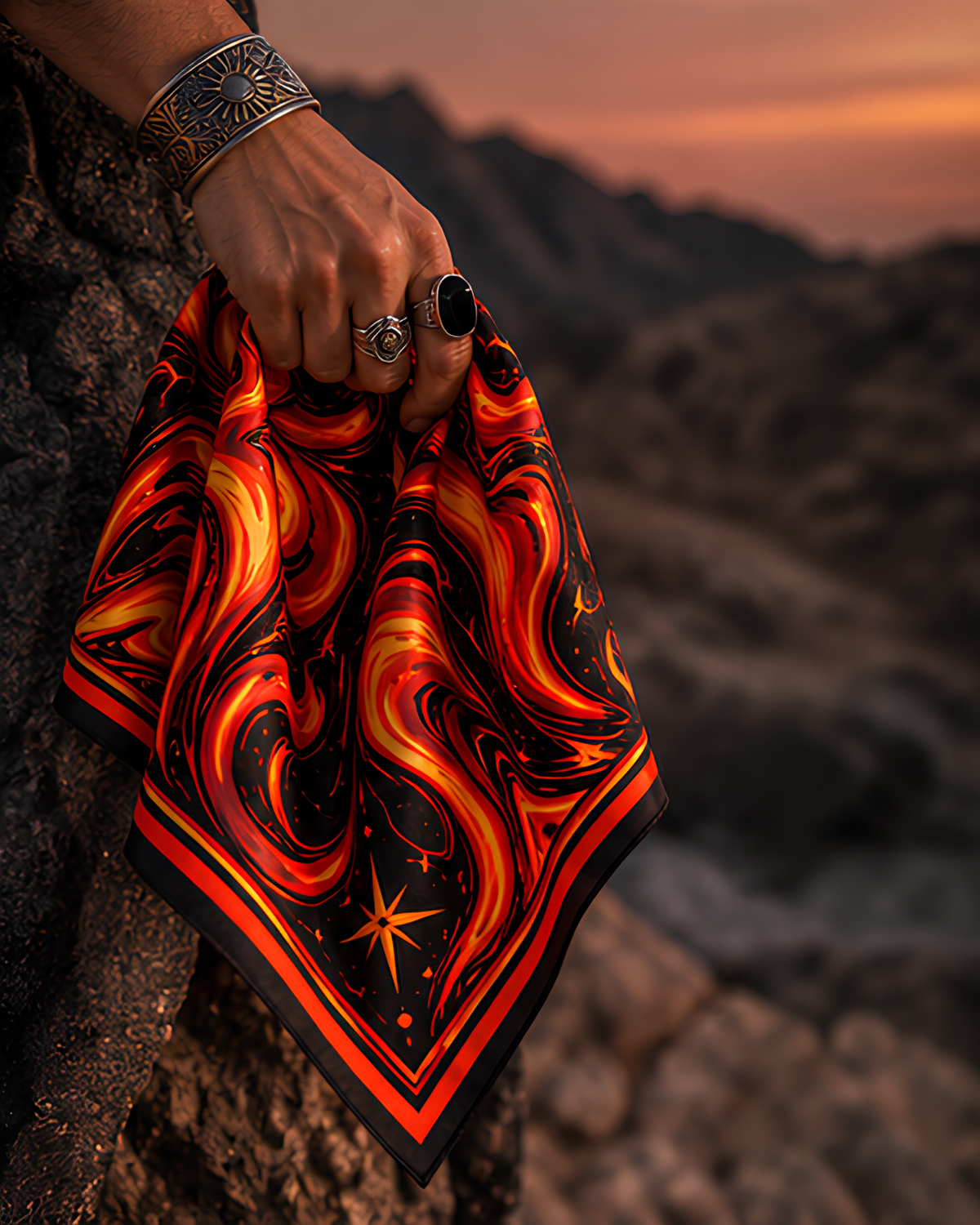 ARDORIS LMNO SATIN SCARF