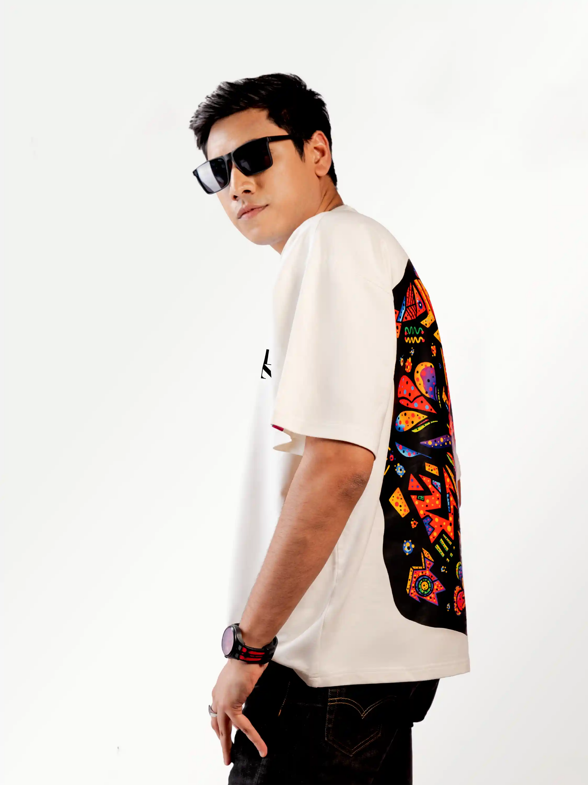 CRIMSON LMNO Oversized Cotton T-shirt