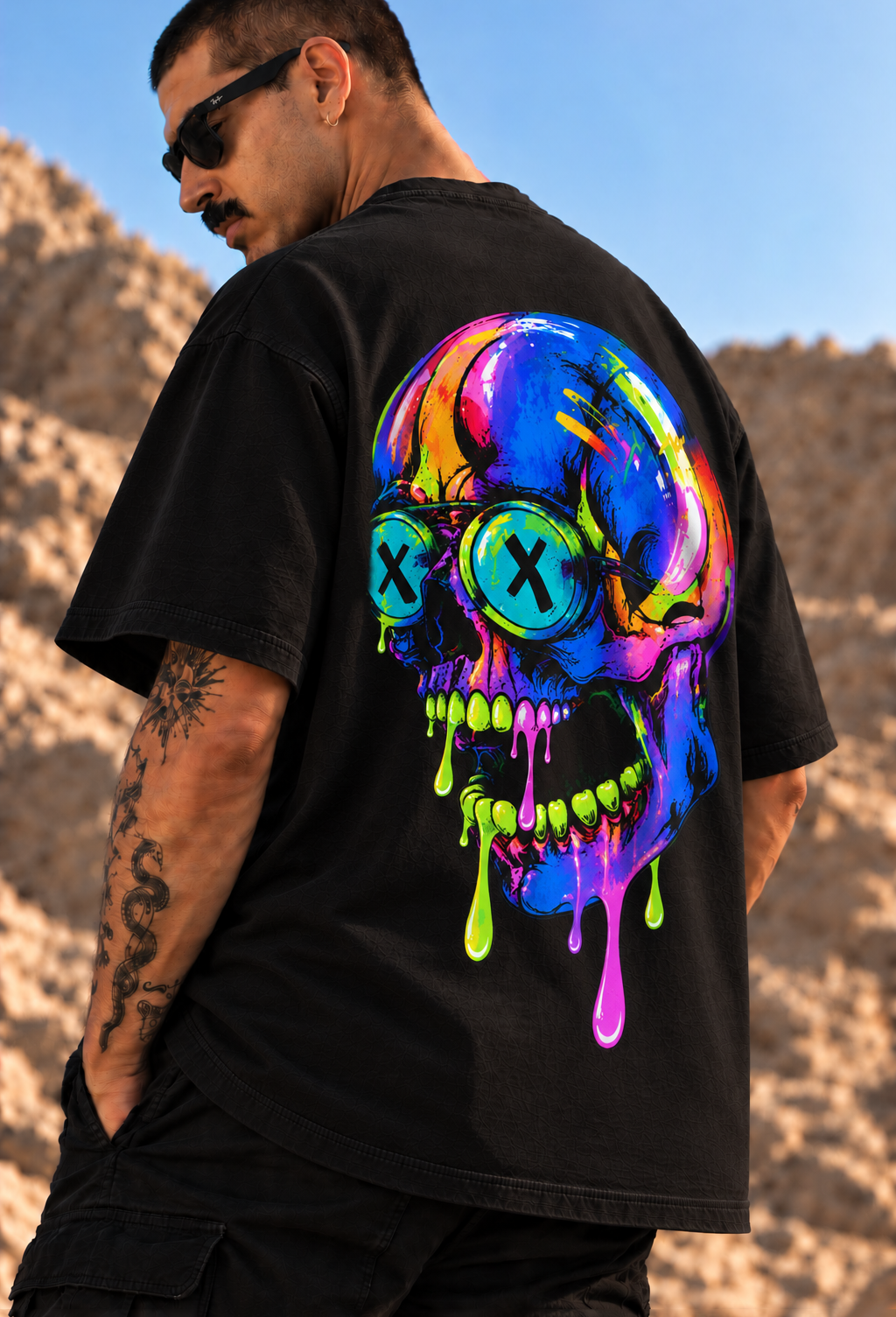 OVERDRIVE LMNO Oversized Cotton T-shirt