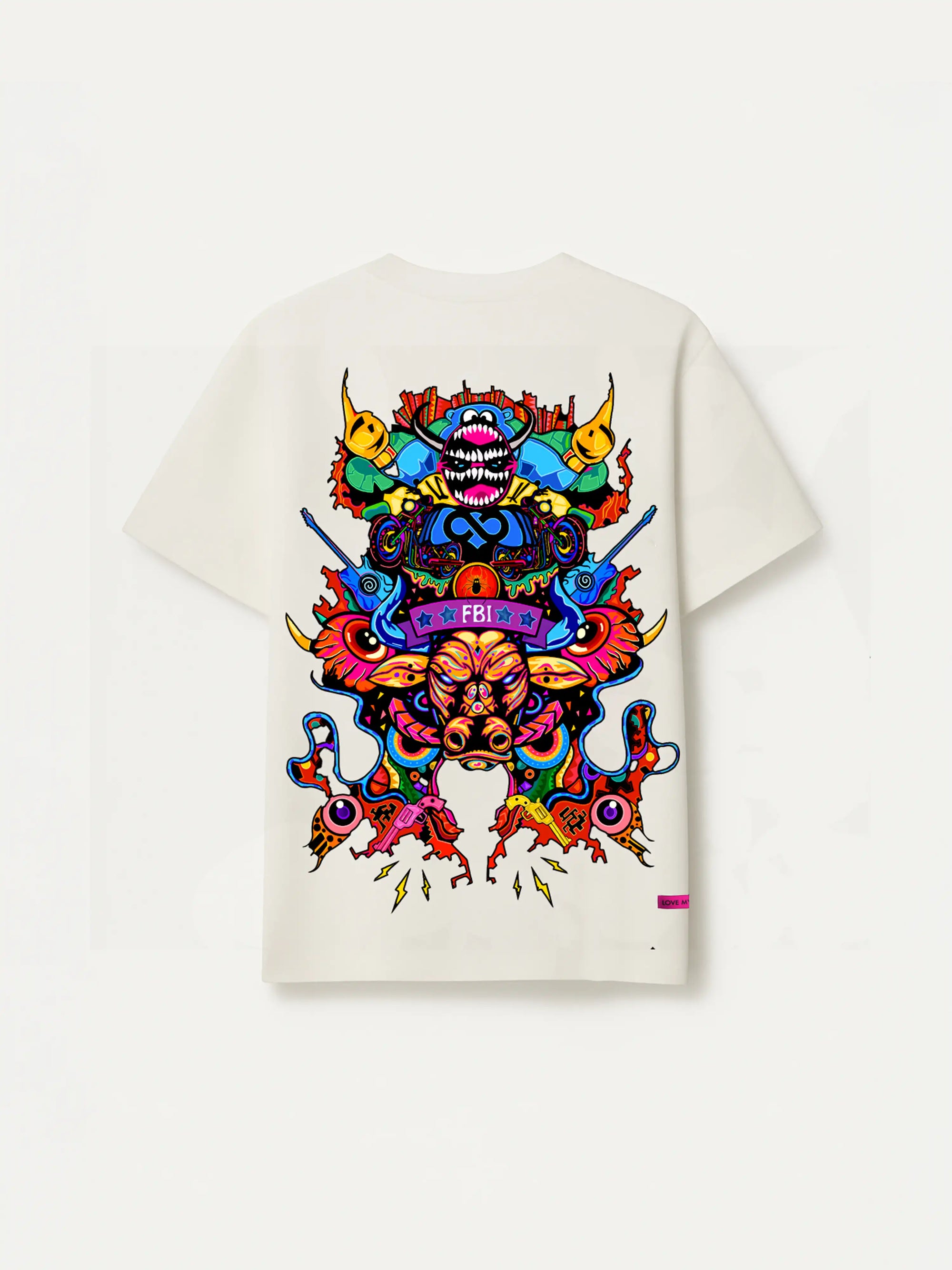 LMNO X FBI(HD) LMNO Oversized Cotton T-shirt