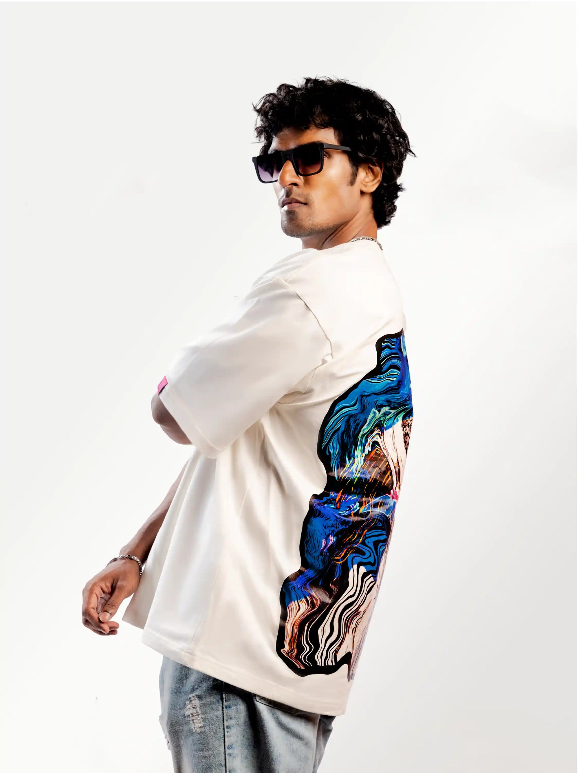INTROSPECT LMNO Oversized Cotton T-shirt