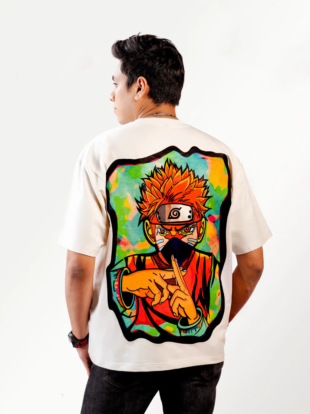 NARUTO LMNO Oversized Cotton T-shirt