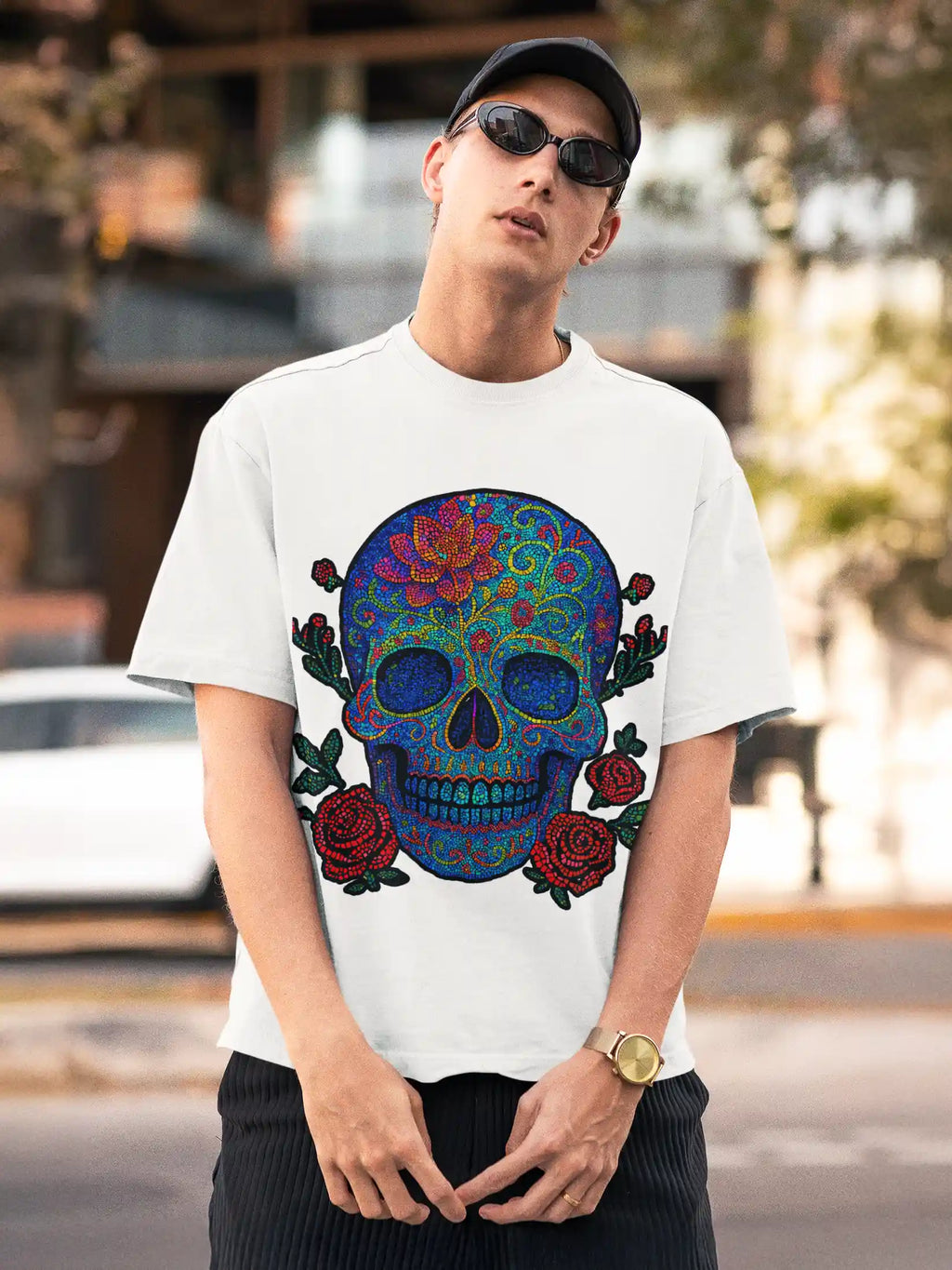 NIGHTSHADE LMNO Oversized Cotton T-shirt
